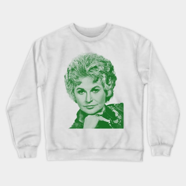 vintage Bea Arthur (31) - green solid style Crewneck Sweatshirt by Loreatees